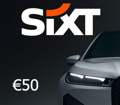 Sixt EUR 50 Подарочная карта DE