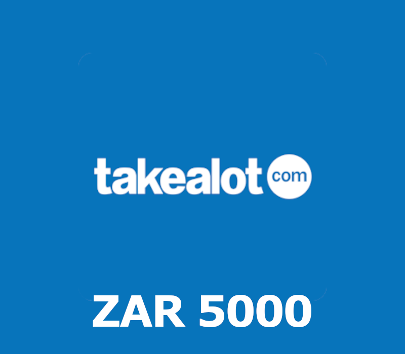 Takealot 5000 ZAR Подарочная карта ZA