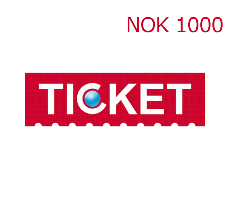 Ticket 1000 NOK Подарочная карта NO