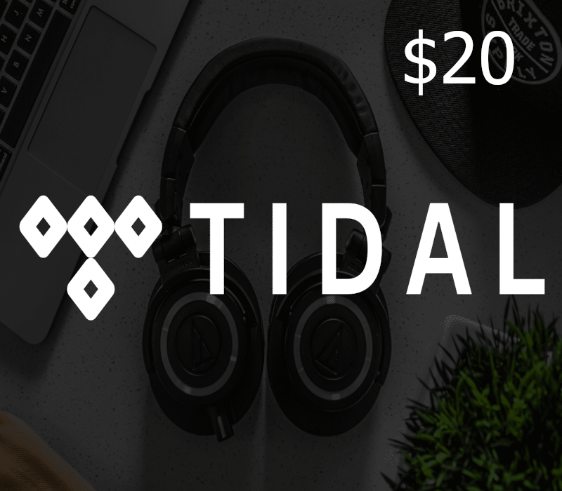 TIDAL $20 Подарочная карта US