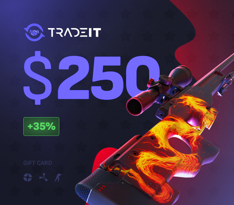 Tradeit $250 Trade Подарочная карта