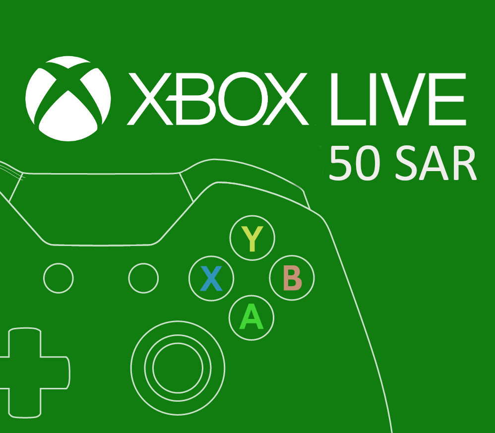 XBOX Live SAR 50 Предоплаченная карта SA