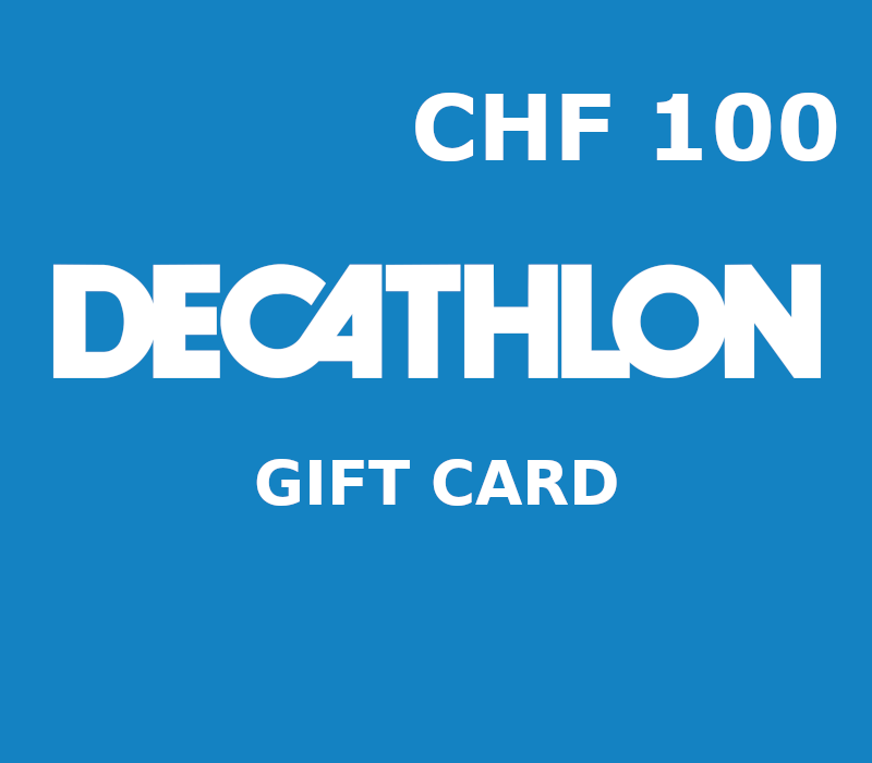 Decathlon 100 CHF Подарочная карта CH