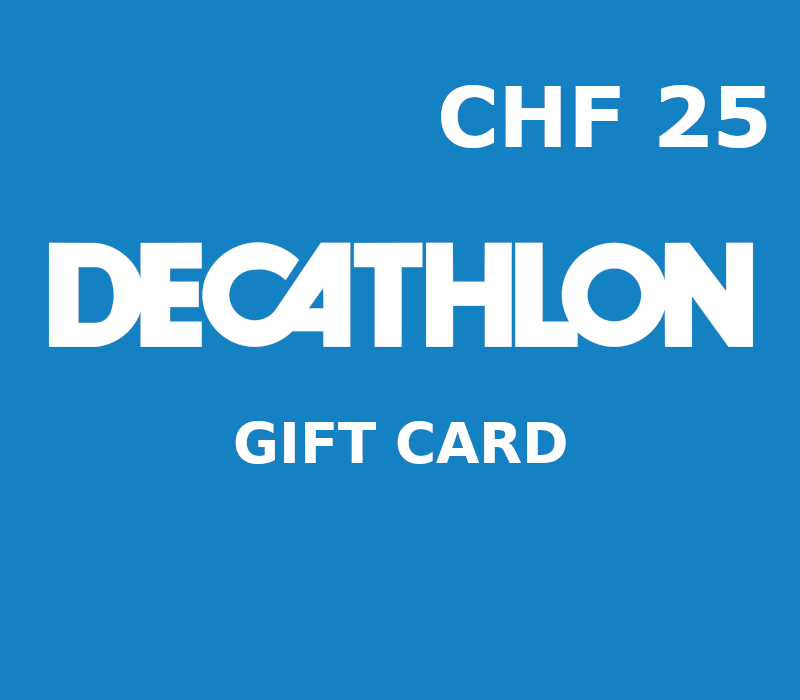 Decathlon 25 CHF Подарочная карта CH