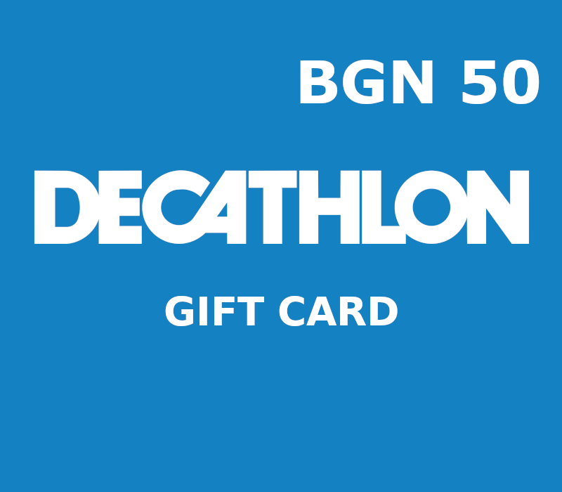 Decathlon 50 BGN Подарочная карта BG