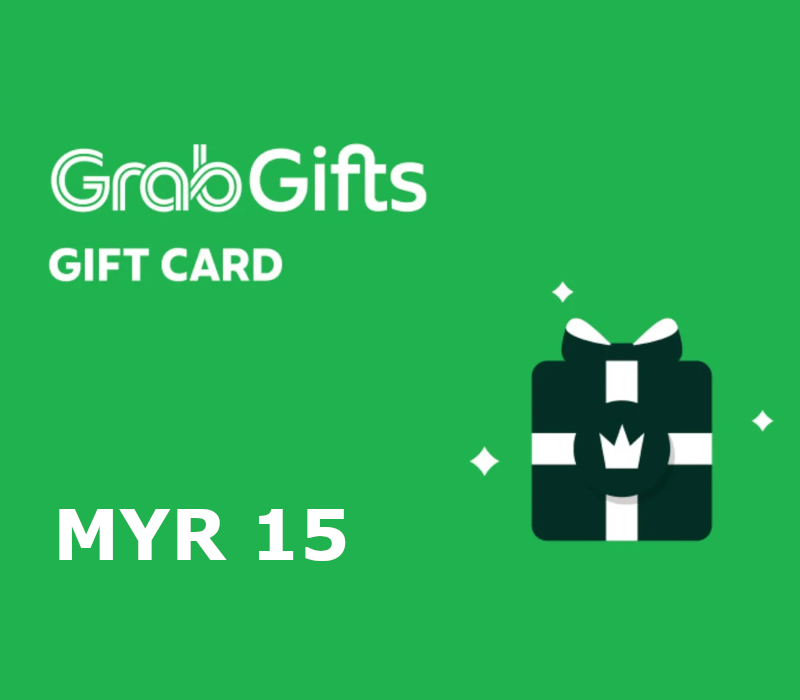 Grab MYR 15 Подарочная карта MY