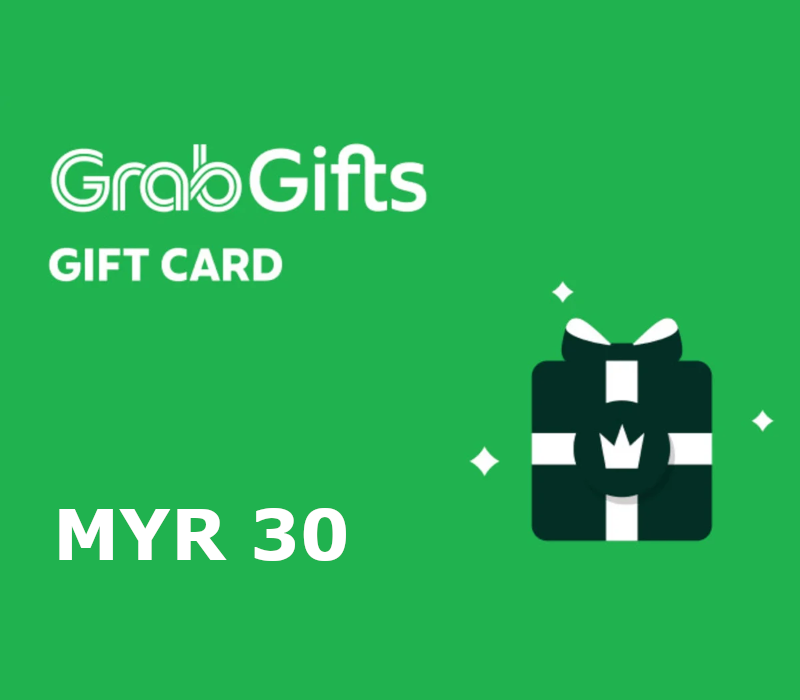 Grab MYR 30 Подарочная карта MY