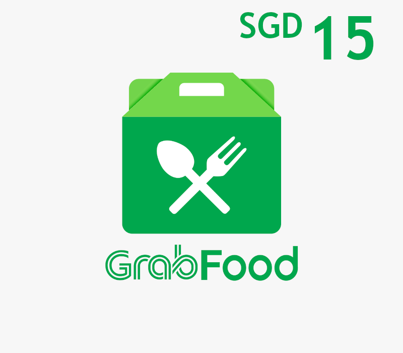 Grab Food SGD 15 Подарочная карта SG