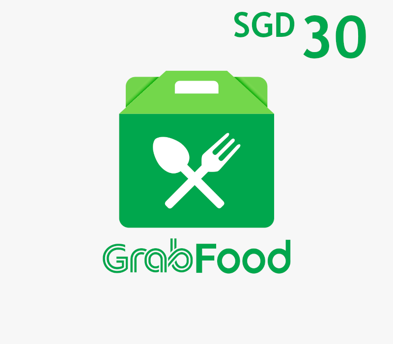 Grab Food SGD 30 Подарочная карта SG