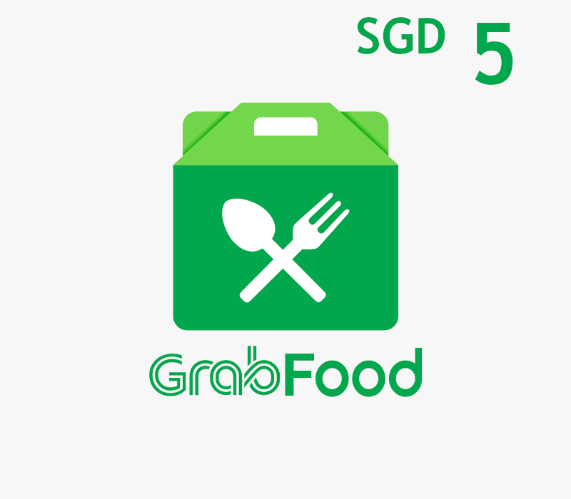 Grab Food SGD 5 Подарочная карта SG