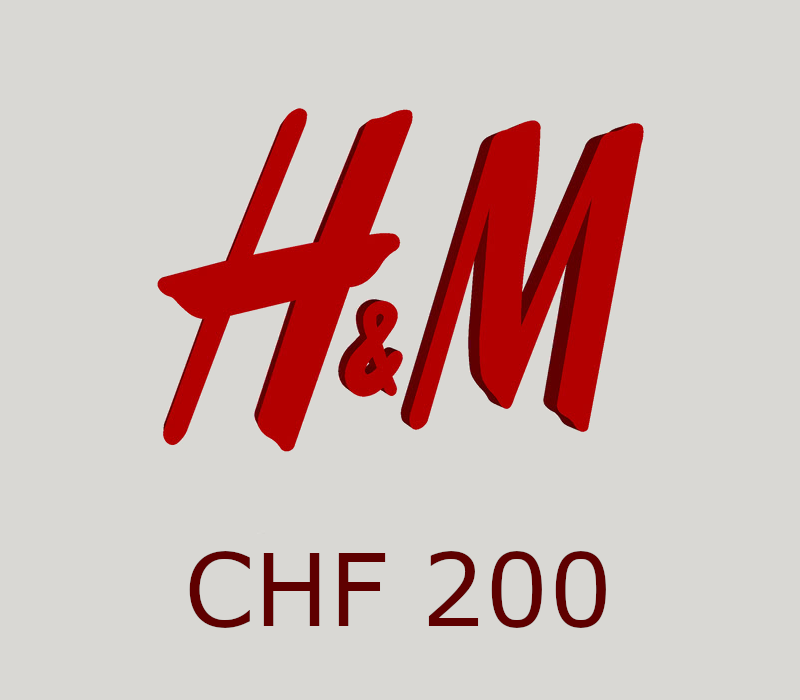 H&M 200 CHF Подарочная карта CH
