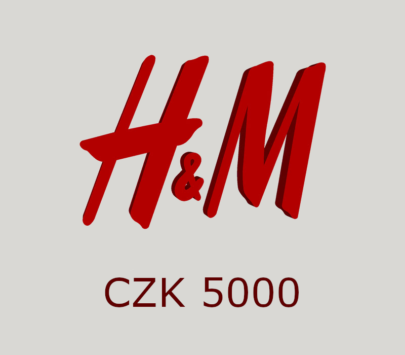 H&M 5000 CZK Подарочная карта CZ