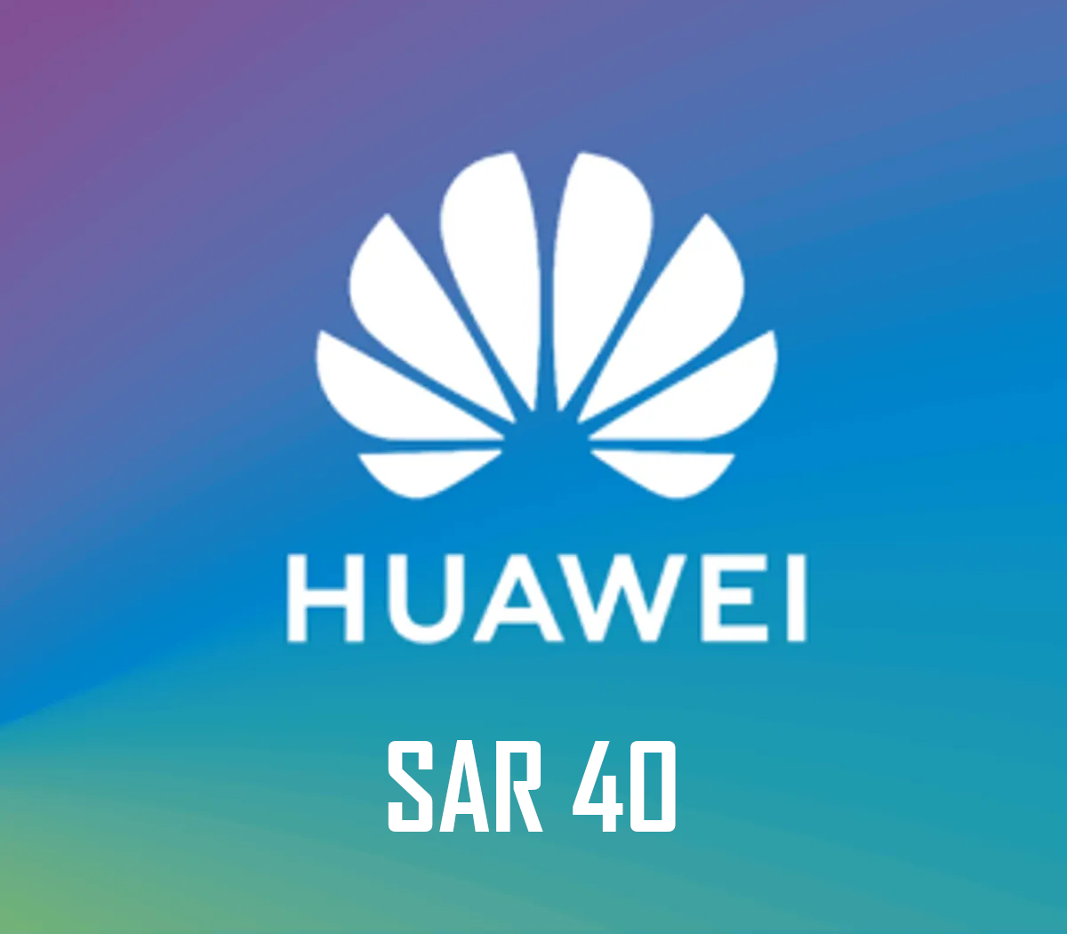 Huawei AppGallery SAR 40 Подарочная карта SA