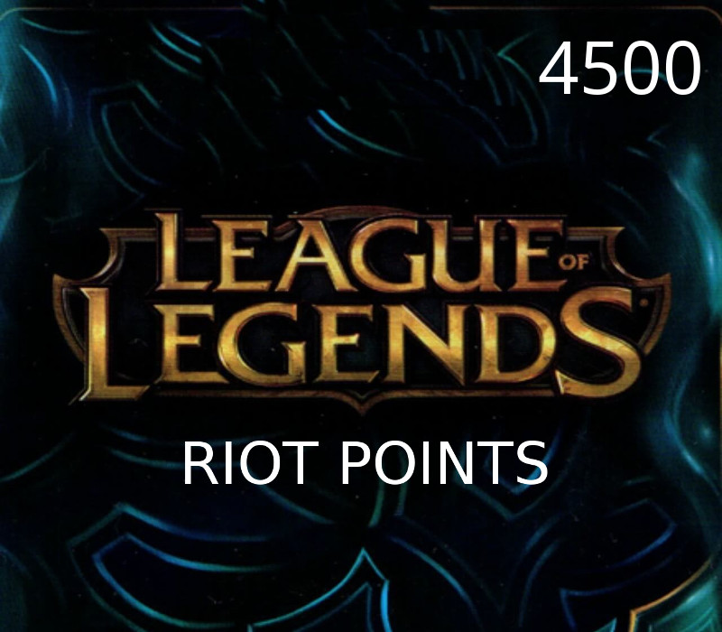 League of Legends 4500 RP Предоплаченная карта US