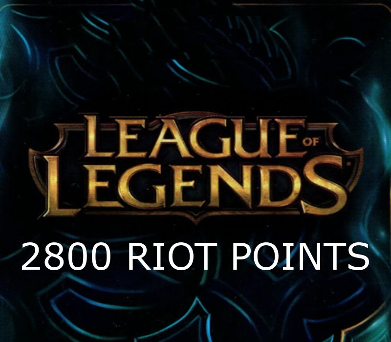 League of Legends 2800 RP Предоплаченная карта EU