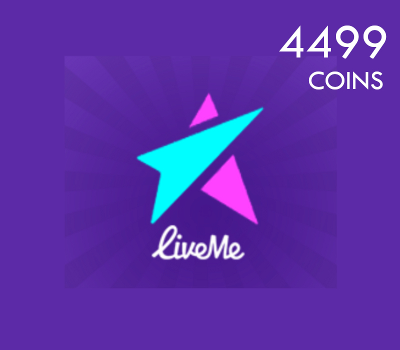 Liveme 4499 Coins Подарочная карта