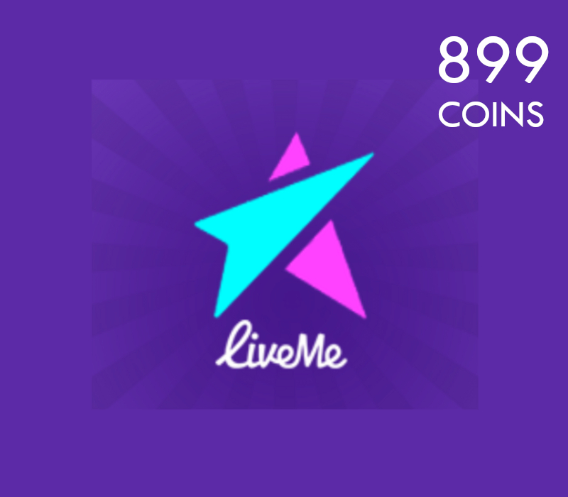 Liveme 899 Coins Подарочная карта