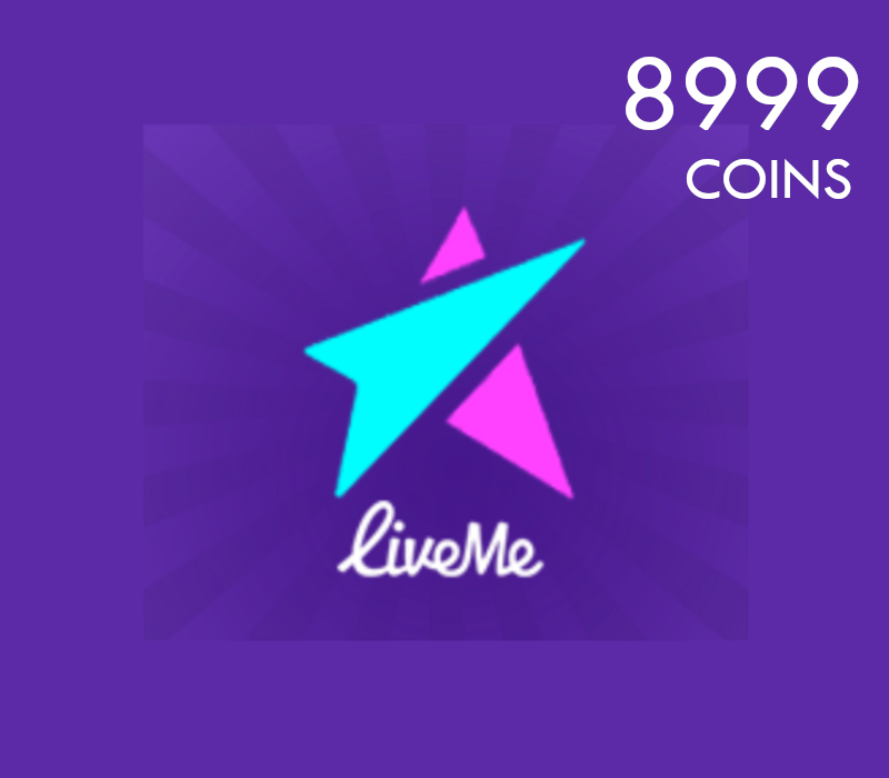 Liveme 8999 Coins Подарочная карта