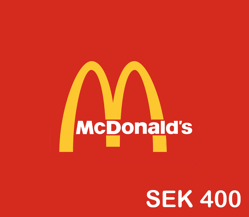 Mcdonalds SEK 400 Подарочная карта SE