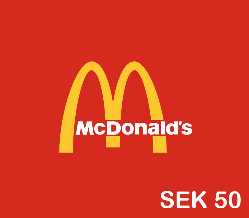 Mcdonalds SEK 50 Подарочная карта SE