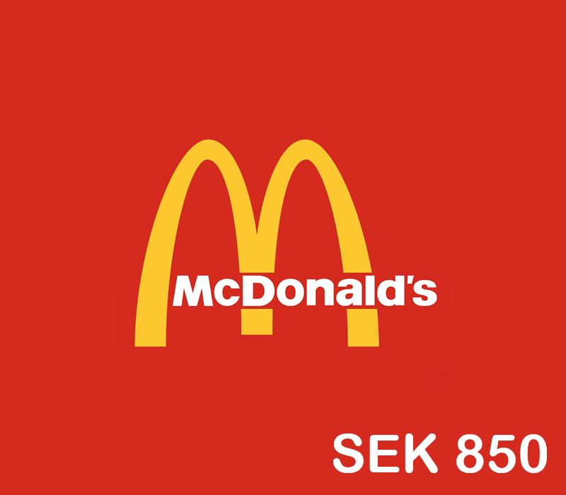 Mcdonalds SEK 850 Подарочная карта SE