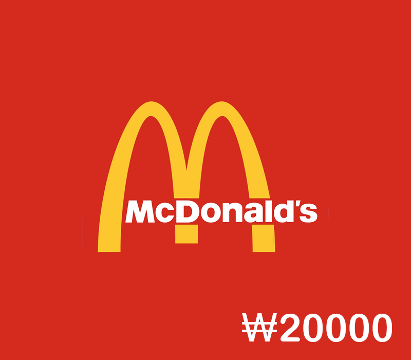Mcdonalds ₩20000 Подарочная карта KR