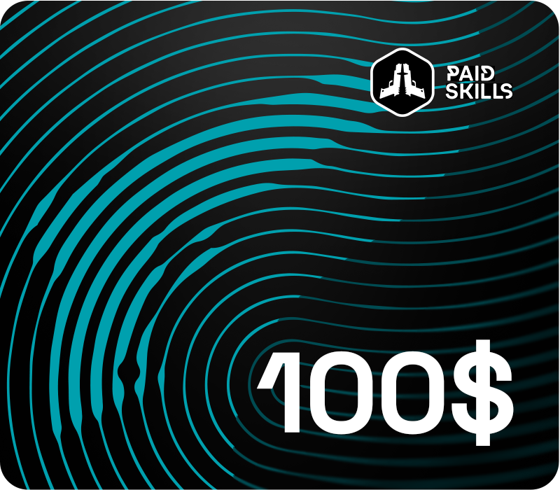 PaidSkills $100 Подарочная карта