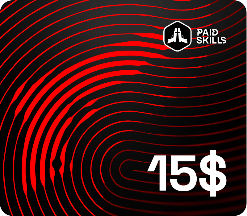 PaidSkills $15 Подарочная карта