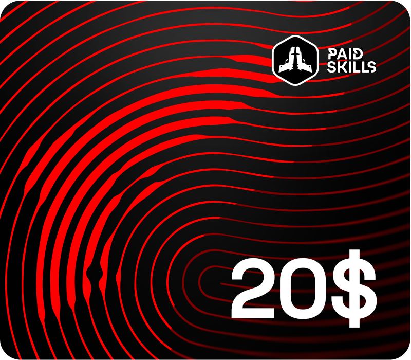 PaidSkills $20 Подарочная карта