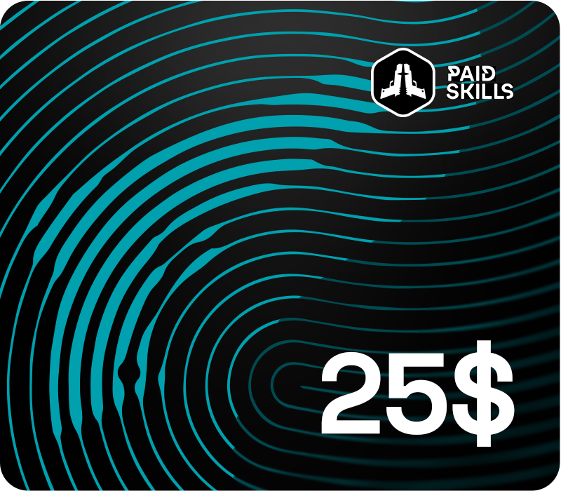 PaidSkills $25 Подарочная карта