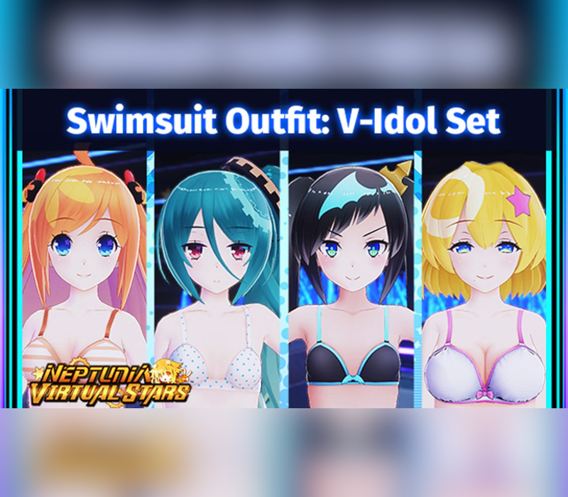 Neptunia Virtual Stars - Swimsuit Outfit: V-Idol Set DLC EU PC Steam Ключ