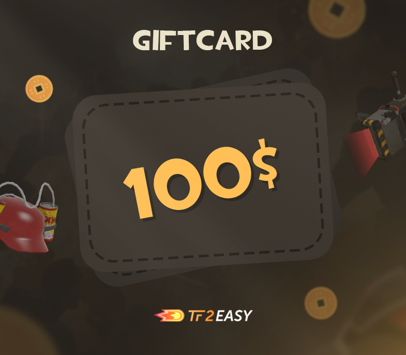 TF2Easy $100 Coins Подарочная карта