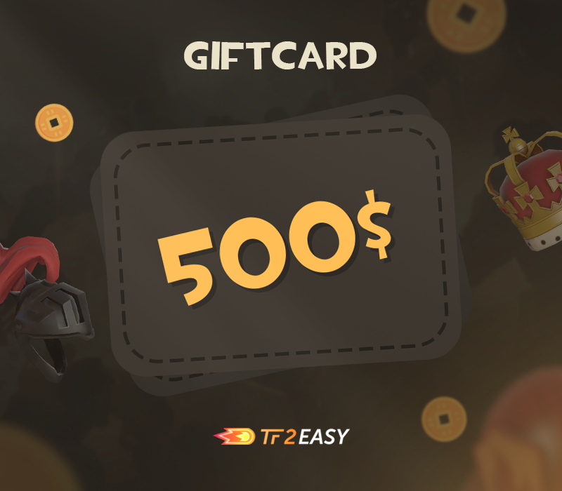 TF2Easy $500 Coins Подарочная карта