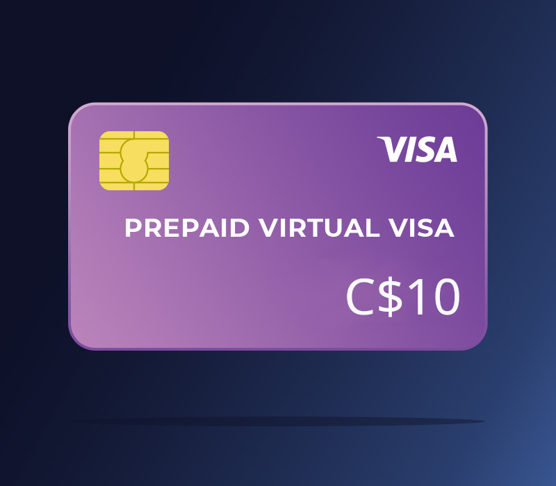 Prepaid Virtual VISA C$10 CA