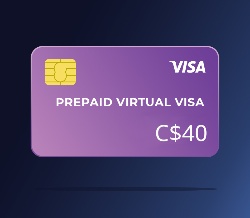 Prepaid Virtual VISA C$40 CA