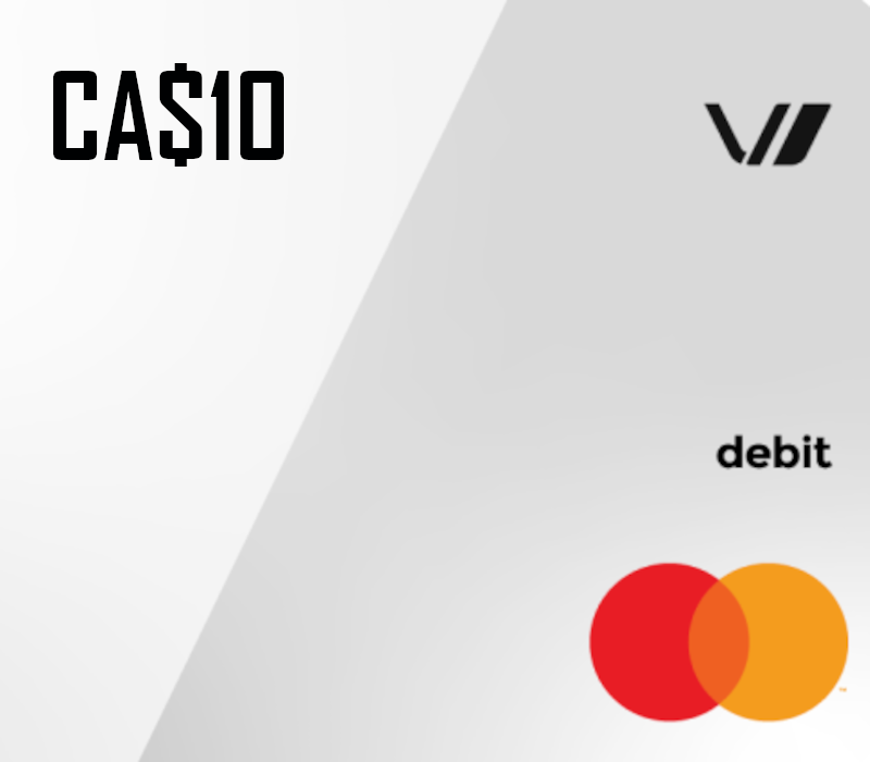 Prepaid Mastercard CAD 10 Подарочная карта Global