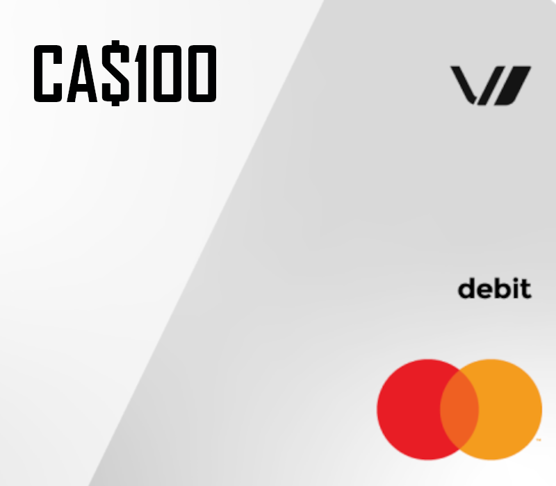 Prepaid Mastercard CAD 100 Подарочная карта Global