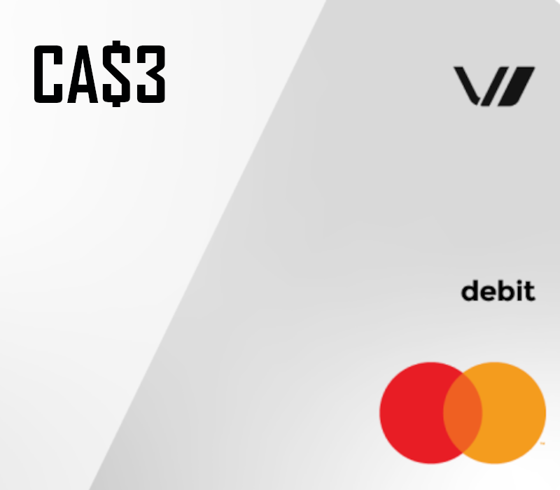 Prepaid Mastercard CAD 3 Подарочная карта Global