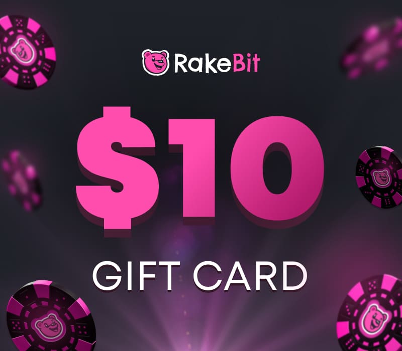 RakeBit $10 Подарочная карта
