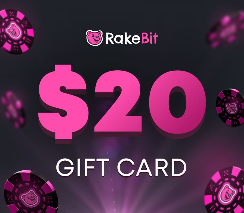 RakeBit $20 Подарочная карта