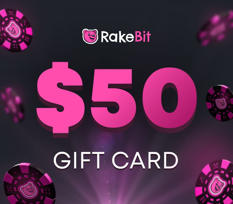 RakeBit $50 Подарочная карта