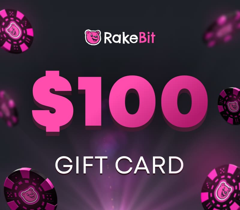 RakeBit $100 Подарочная карта