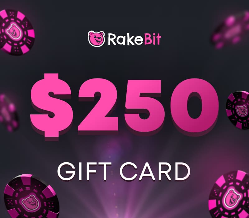 RakeBit $250 Подарочная карта