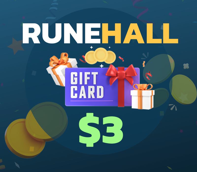 RuneHall $3 Подарочная карта