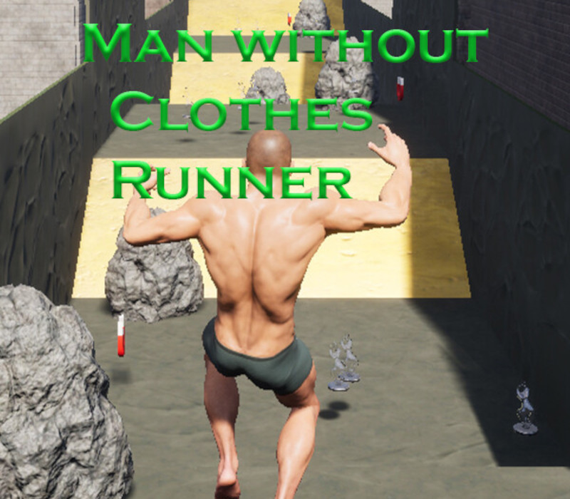 Man Without Clothes Runner PC Steam Ключ
