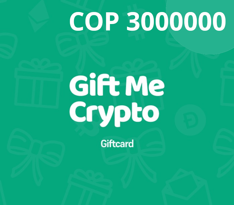 Gift Me Crypto COP 3000000 Подарочная карта Global