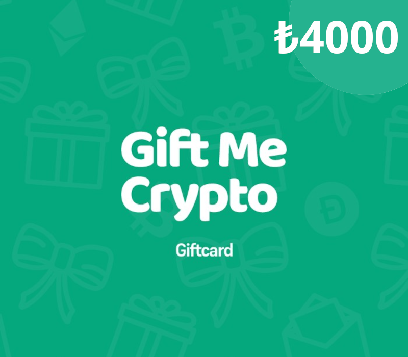 Gift Me Crypto ₺4000 Подарочная карта Global