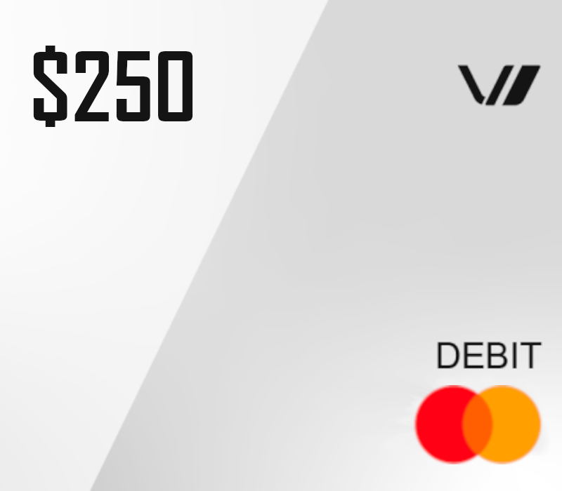 Virtual Mastercard USD 250 Подарочная карта (6 мес. Expiration)