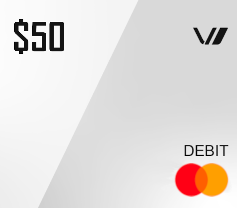 Virtual Mastercard USD 50 Подарочная карта (6 мес. Expiration)