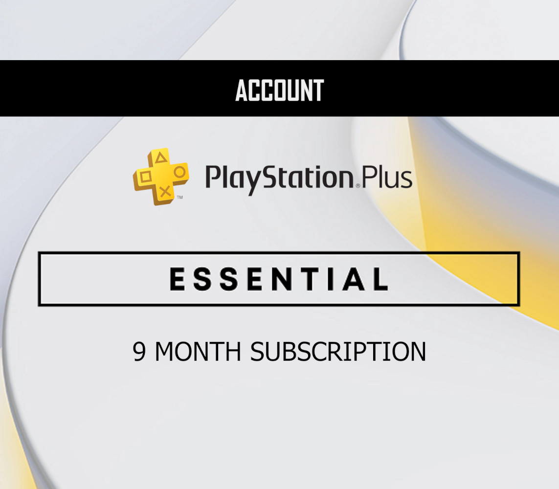 PlayStation Plus Essential 9 мес. Subscription Аккаунт